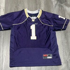 Nike kids Washington Huskies football game jersey/ size 4T